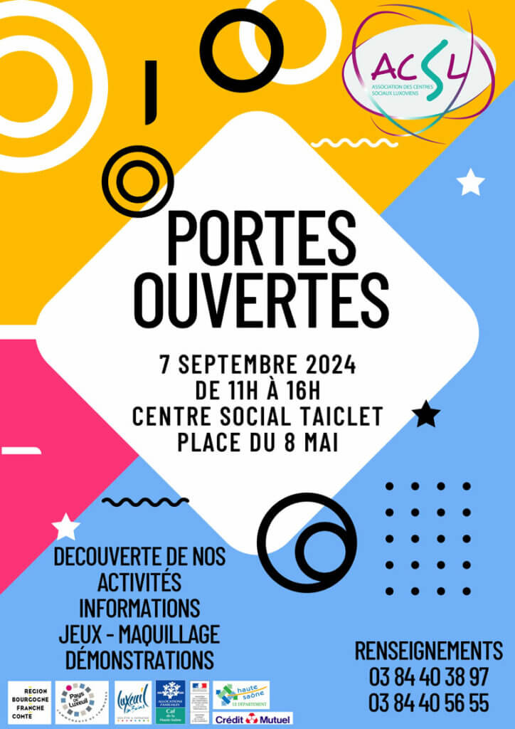 Visuel de la journée portes ouvertes du 7 septembre 2024