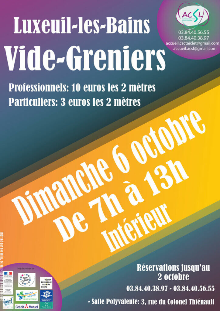 Visuel vide-greniers octobre 2024