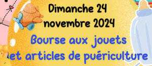 Bannière bourse aux jouets du 24 novembre 2024