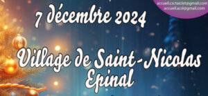 Bannière sortie au village de Saint-Nicolas du 7 décembre 2024